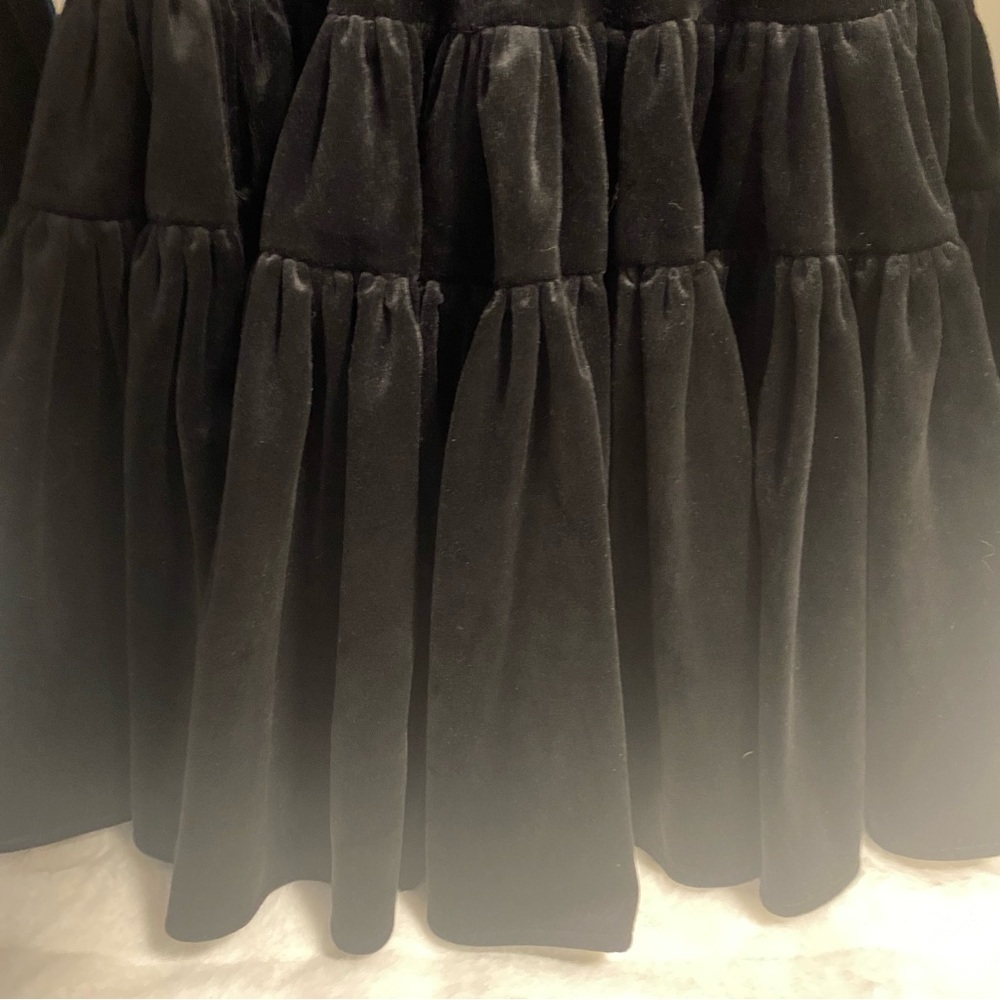 Rare Like New/EUC Shushu/Tong Black Velvet Skinny Dress - Size 10 - Picture 7 of 8